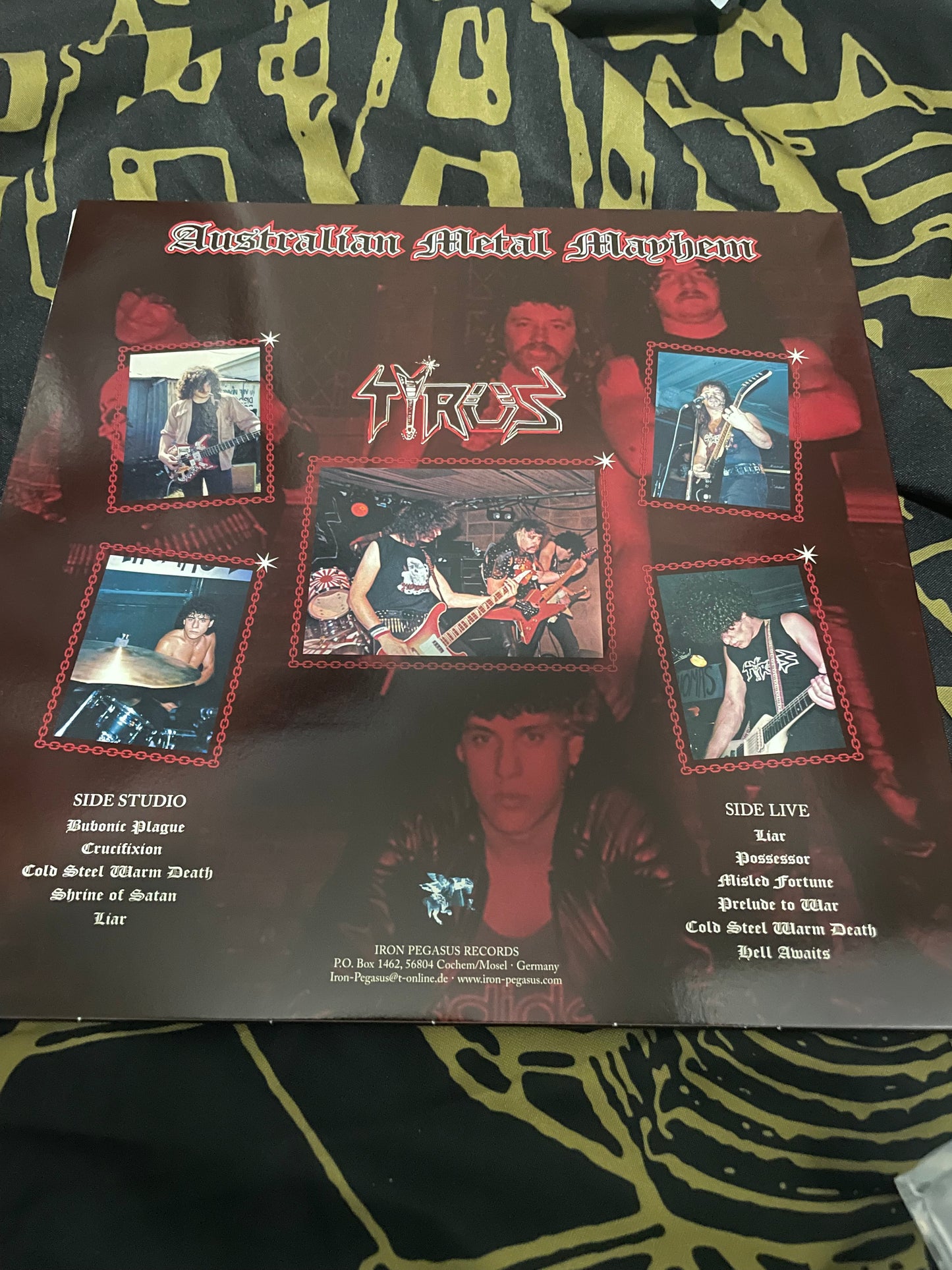 Tyrus - (pre-HOBBS ANGEL OF DEATH) “s/t” LP