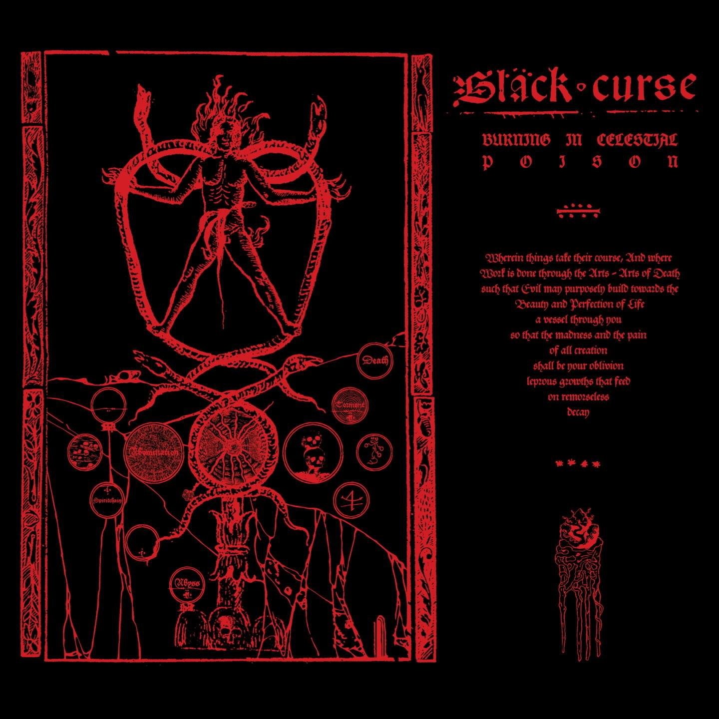 Black Curse - Burning in Celestial Poison CD