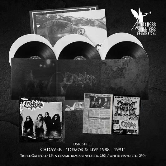 Cadaver – "Demos & Live 1988-1991" 3LP !!! Pre-Order !!!
