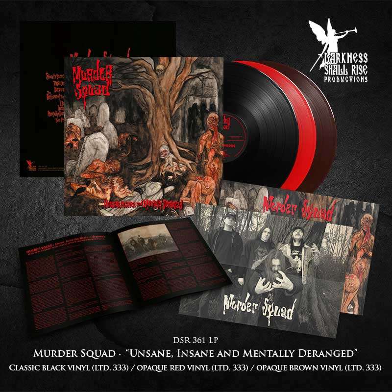 Murder Squad - Unsane, Insane and Mentally Deranged LP **PREORDER**