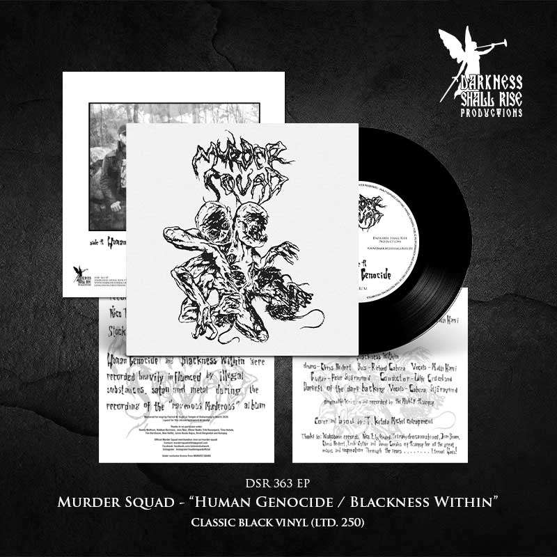 Murder Squad – Human Genocide / Blackness Within 7" **PREORDER**