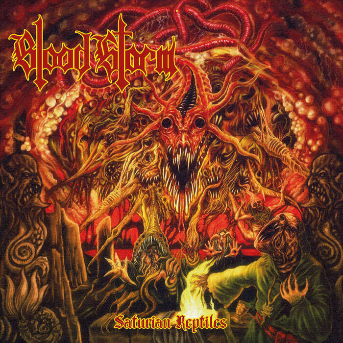 BLOOD STORM - Saturian Reptiles CD