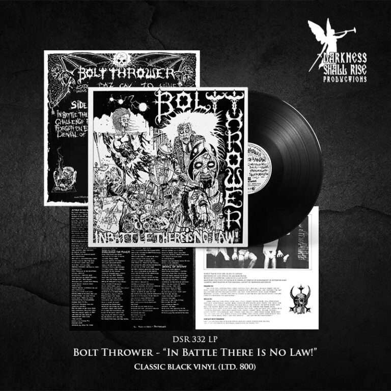Bolt Thrower – "In Battle There Is No Law!" LP !!!PREORDER!!!