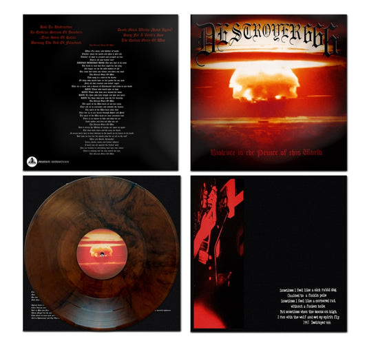 Destroyer666 - Violence is the Prince of this World LP