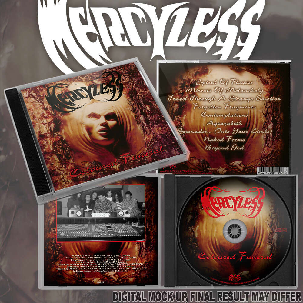 MERCYLESS - Coloured Funeral CD