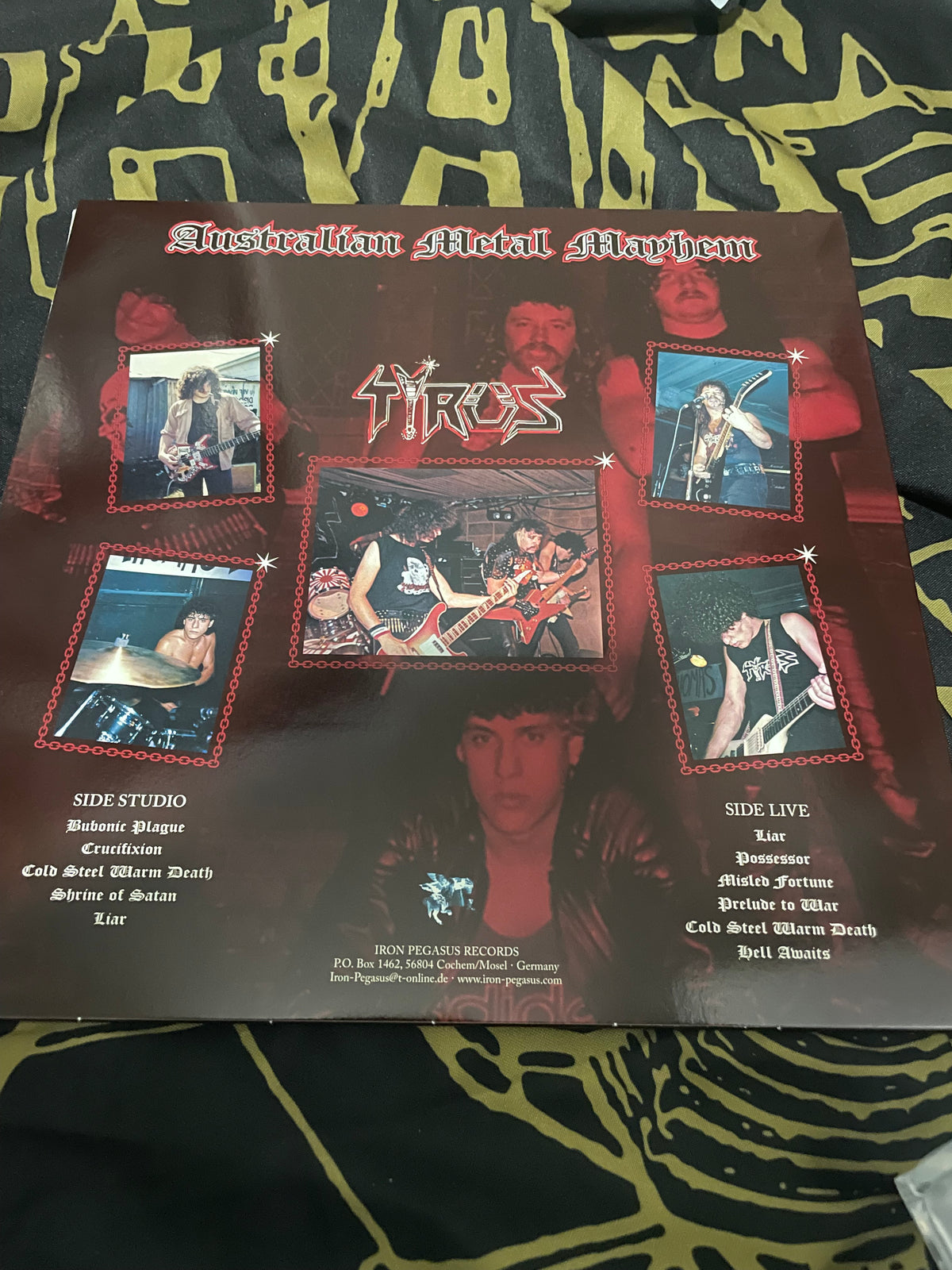 Tyrus - (pre-HOBBS ANGEL OF DEATH) “s/t” LP