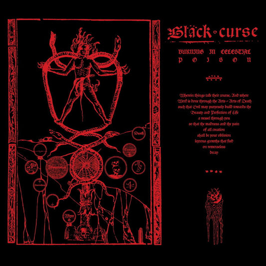 Black Curse - Burning in Celestial Poison CD