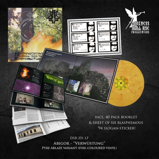 Abigor  –  "Verwüstung / Invoke The Dark Age "  LP !!! Pre-Order !!!