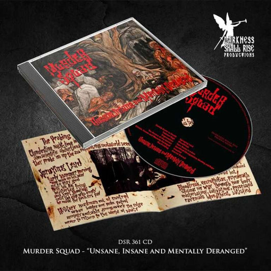 Murder Squad – Unsane, Insane and Mentally Deranged CD **PREORDER**