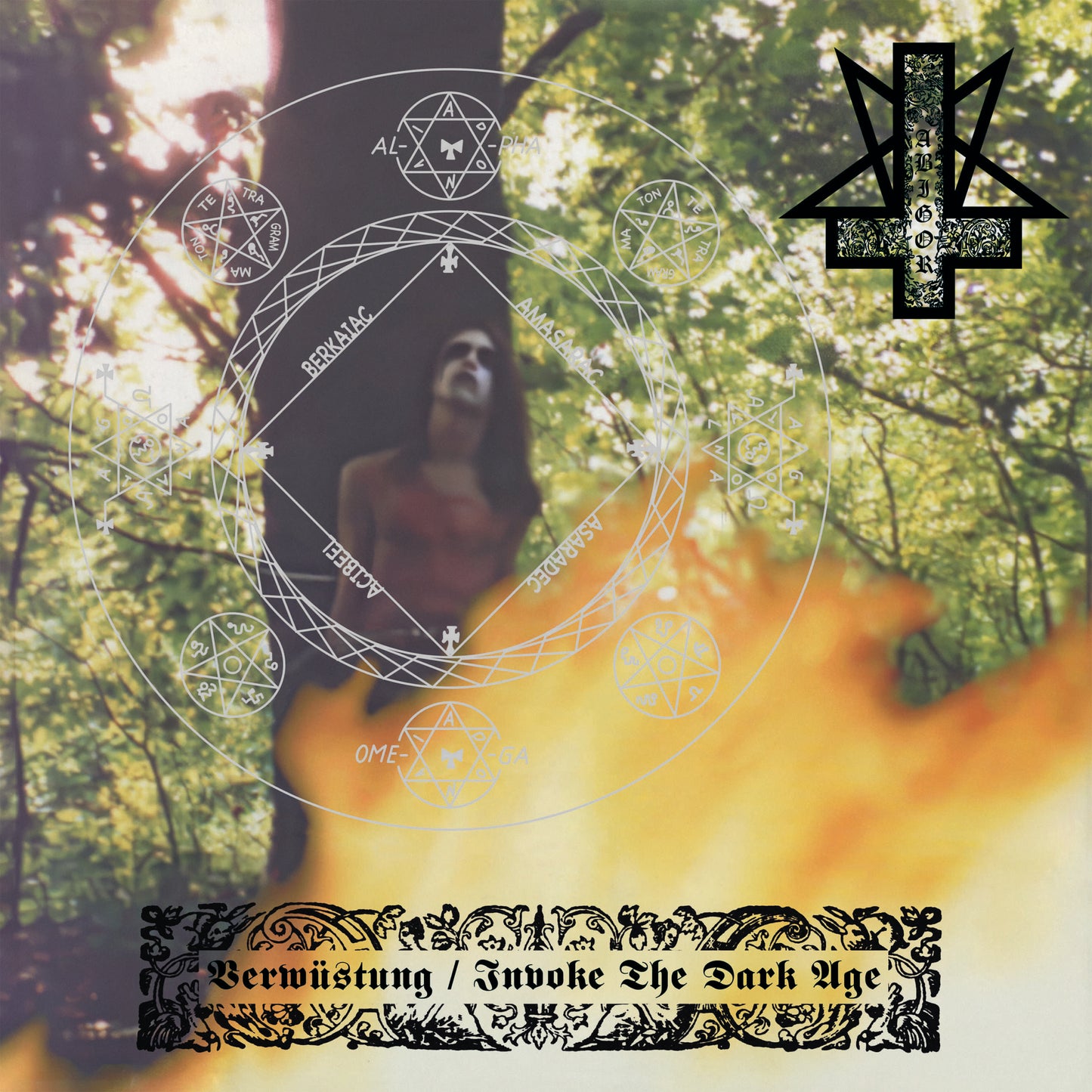 Abigor  –  "Verwüstung / Invoke The Dark Age "  LP !!! Pre-Order !!!