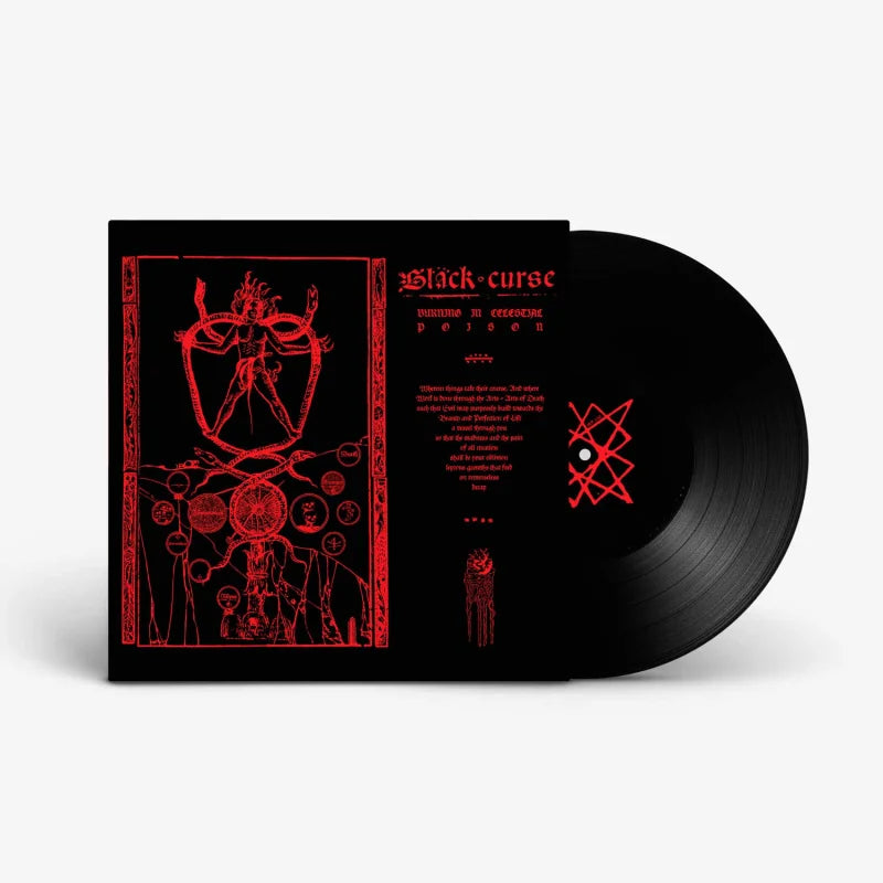 BLACK CURSE - Burning in Celestial Poison LP