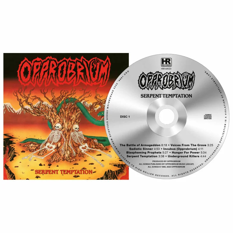 Opprobrium - Serpent Temptation 3CD clamshell box