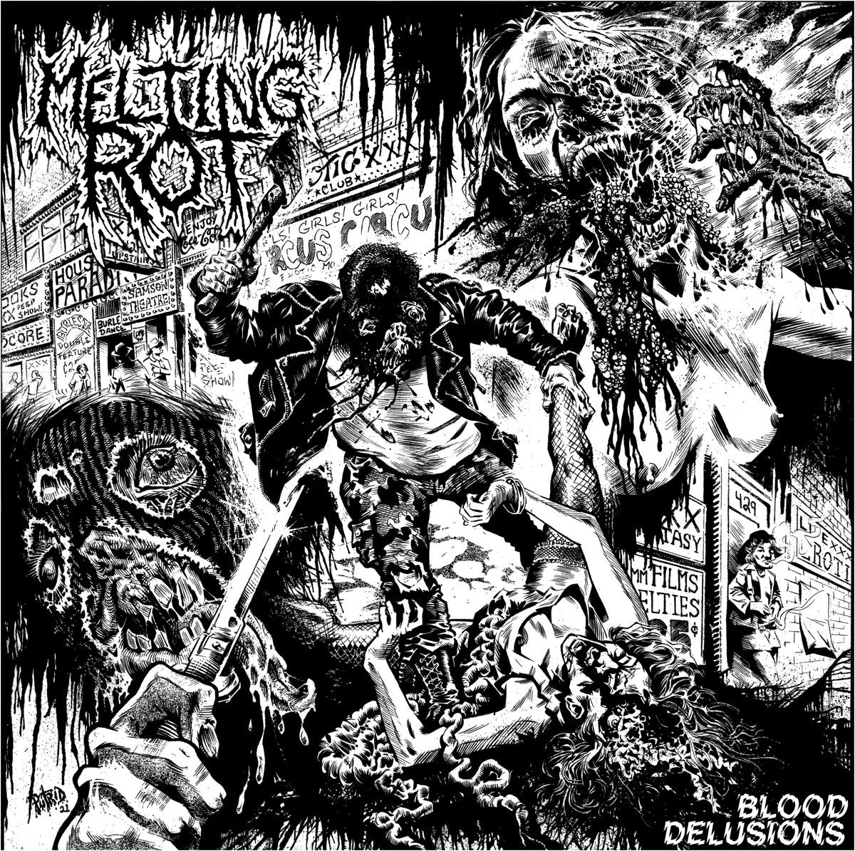 Melting Rot - Blood Delusions CD