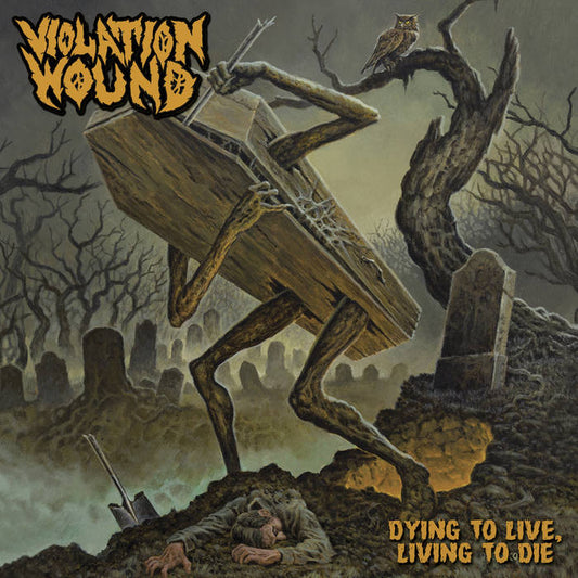 Violation Wound - Dying to Live, Living to Die LP